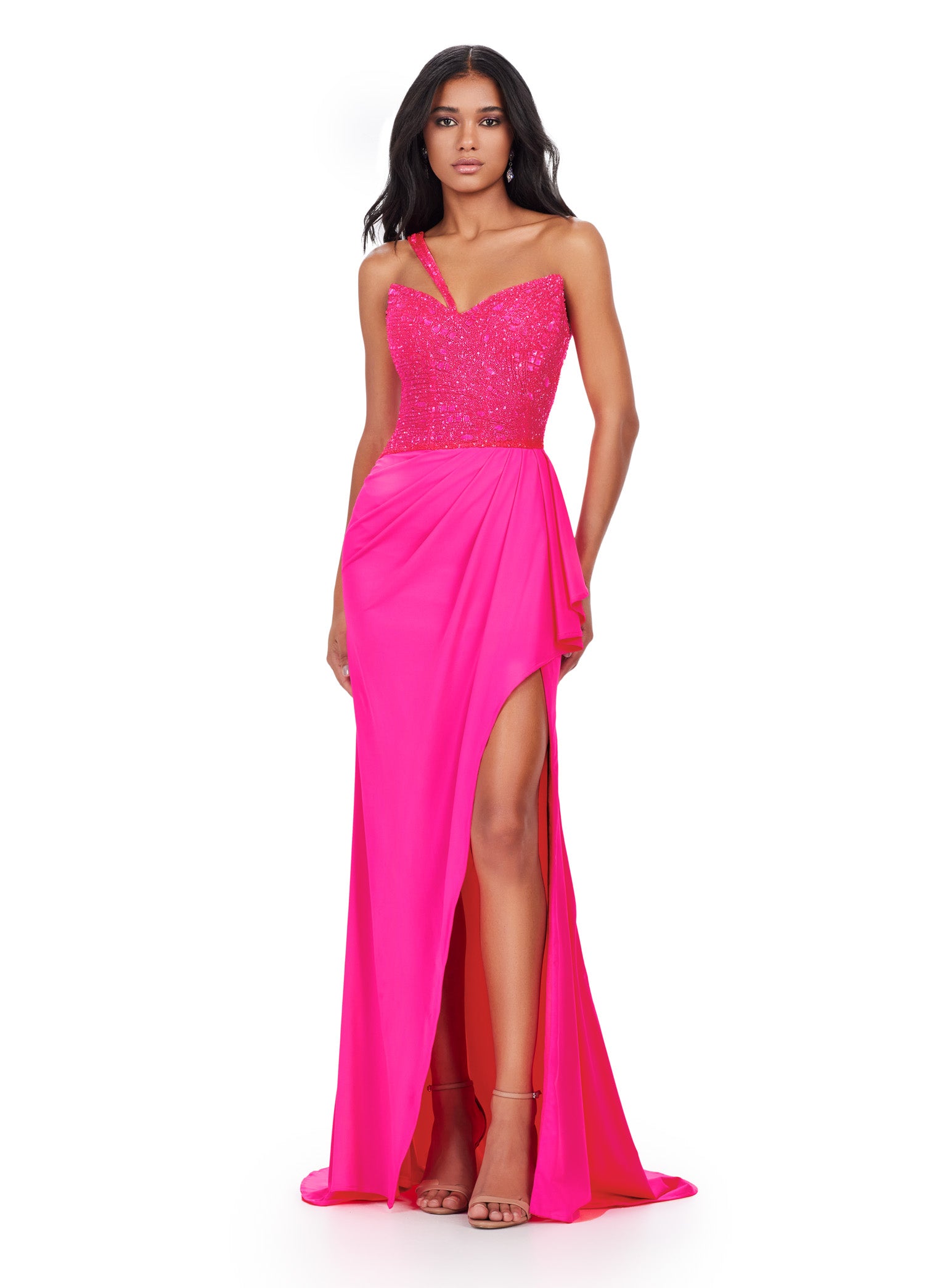 Ashley Lauren 11454 Formal Dresses Hot Pink 12 / Hot Pink Ashley Lauren 11454 Formal Dresses Hot Pink 12 / Hot Pink