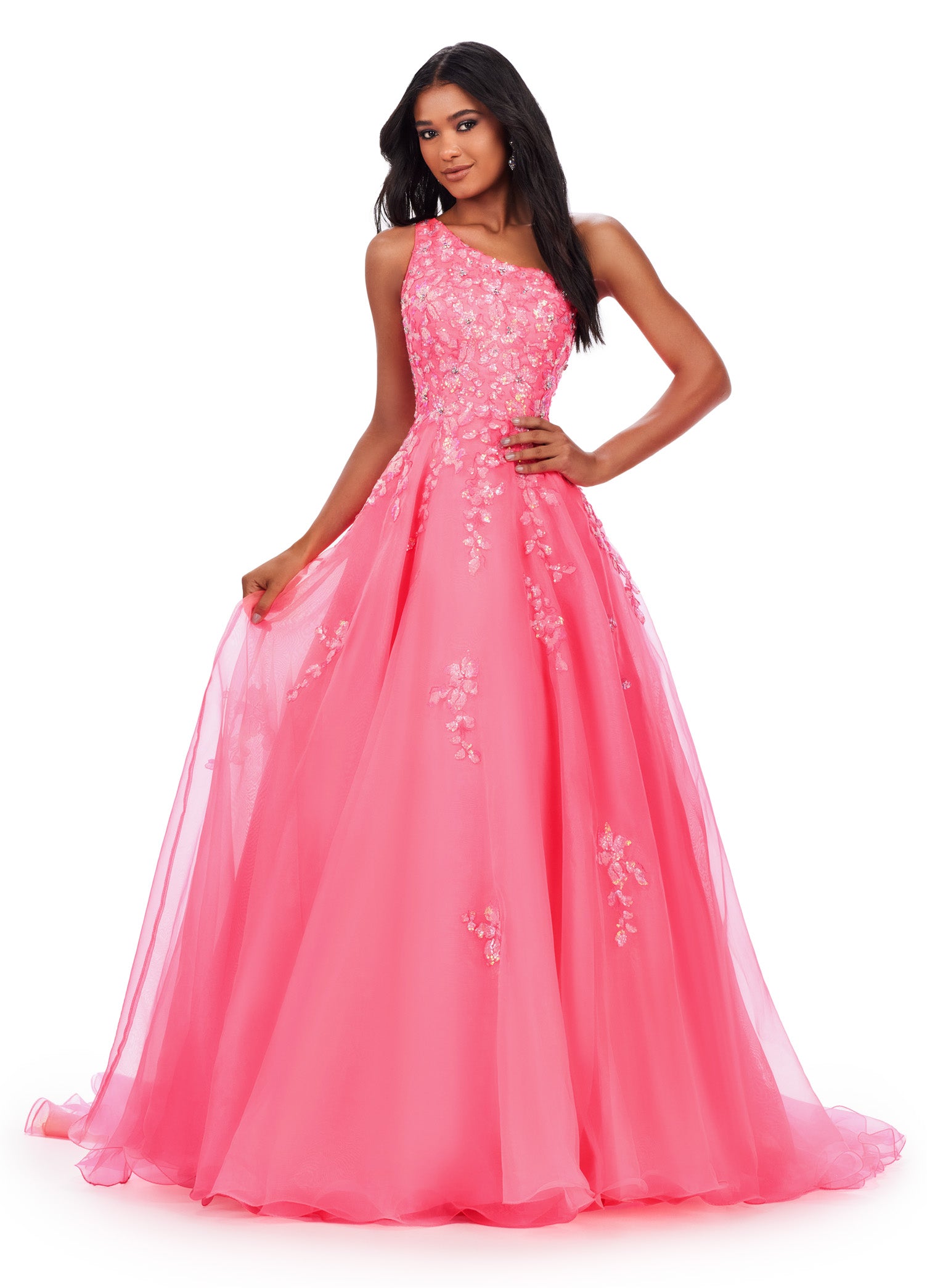 Ashley Lauren 11573 Formal Dresses Turquoise 6 / Hot Pink Ashley Lauren 11573 Formal Dresses Turquoise 6 / Hot Pink