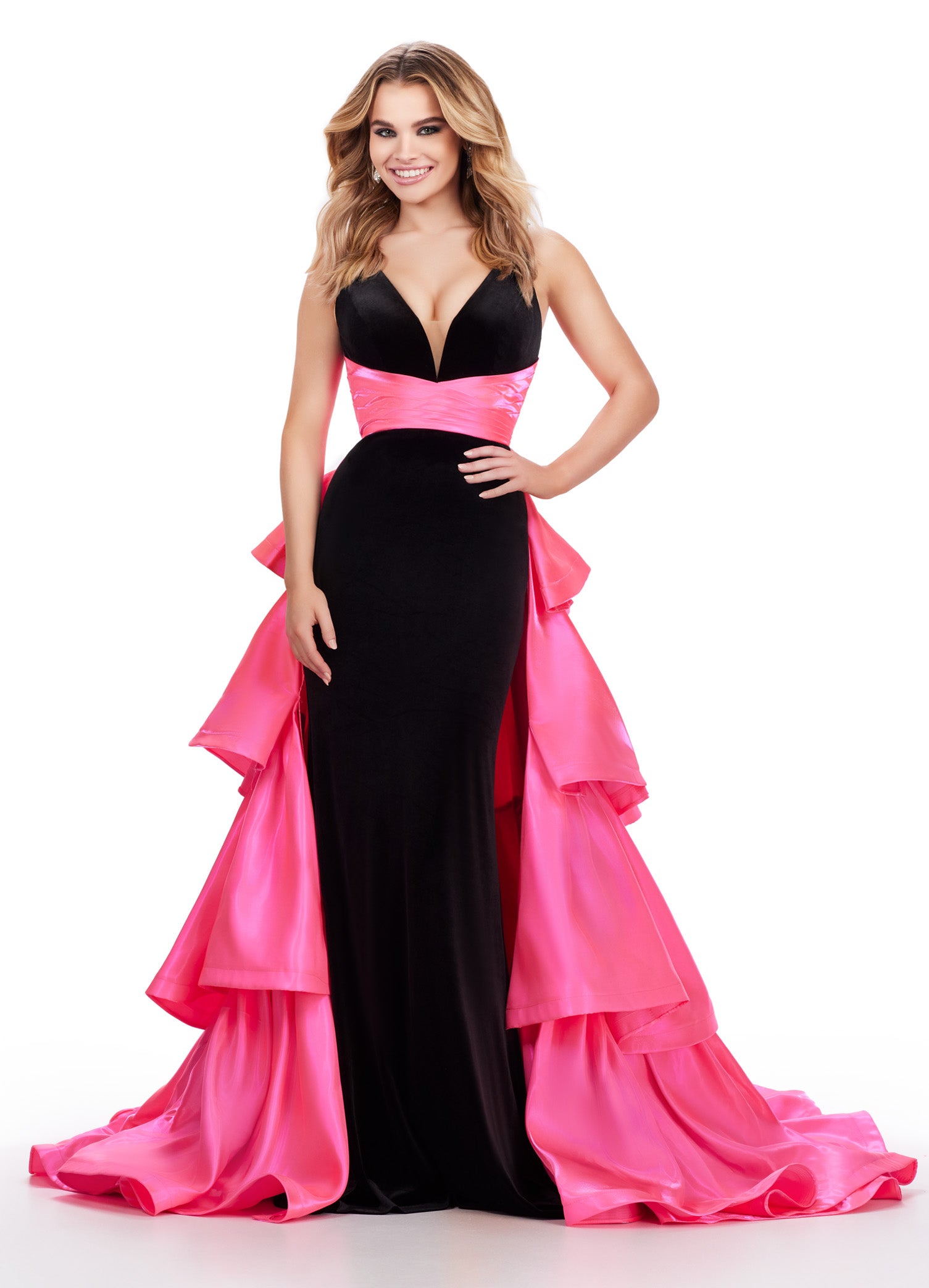 Fabulously Overdressed Black Dress And Pink Shoes Ashley Lauren 11643 Formal Dresses Black/Hot Pink 12 Fabulously Overdressed Black Dress And Pink Shoes Ashley Lauren 11643 Formal Dresses Black/Hot Pink 12