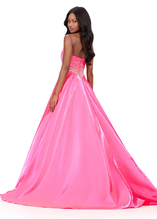 Ashley Lauren Style 12198 is a long prom dress designed for pageant and formal evening events. This elegant gown features Ashley Lauren's signature attention to fit and detail, creating a flattering silhouette that stands out on stage and in photos.
Available Colors: Hot Pink