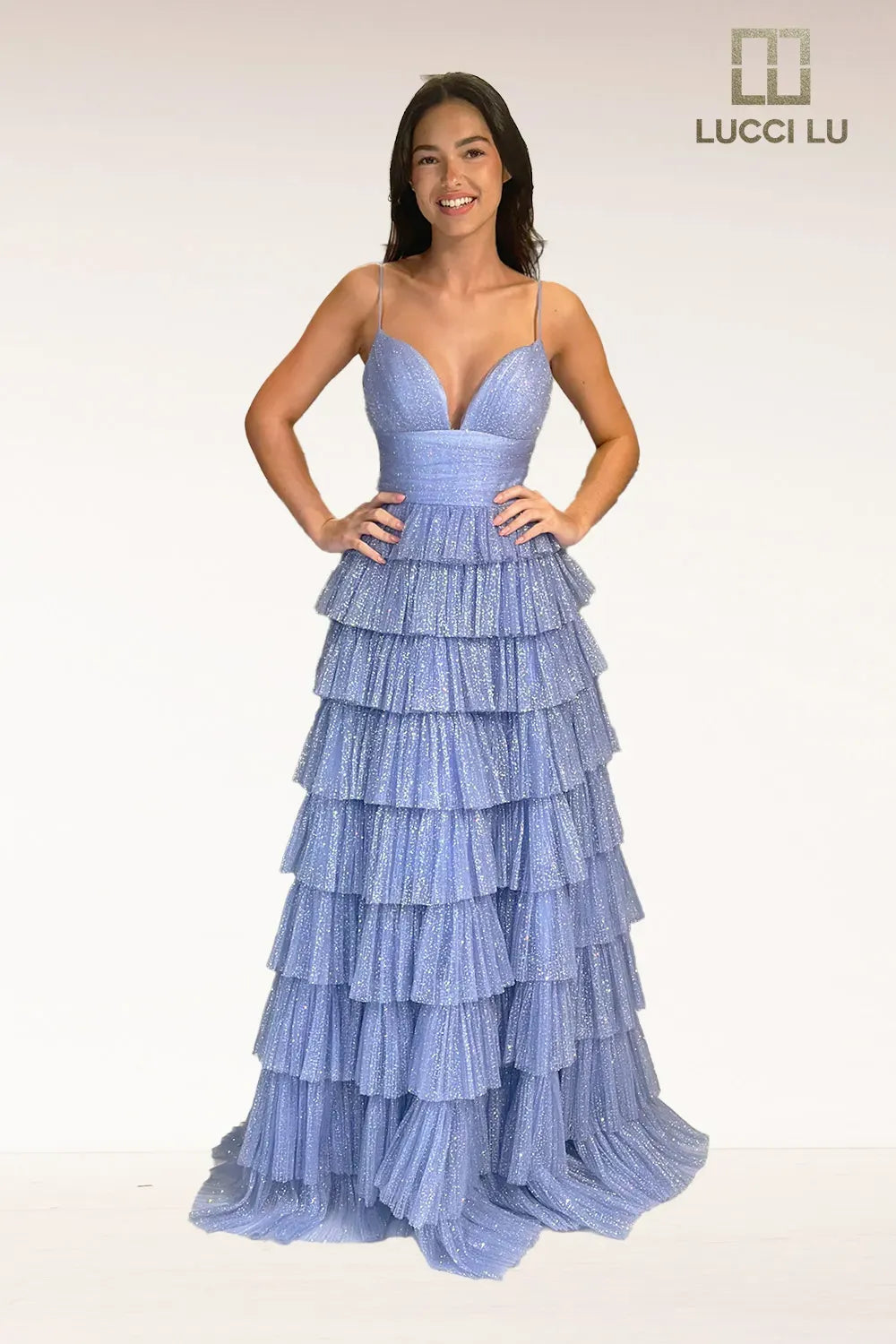 Lucci Lu 1342 Prom Dress - Sage | NewYorkDress Lucci Lu 1342 Prom Dress - Sage | NewYorkDress