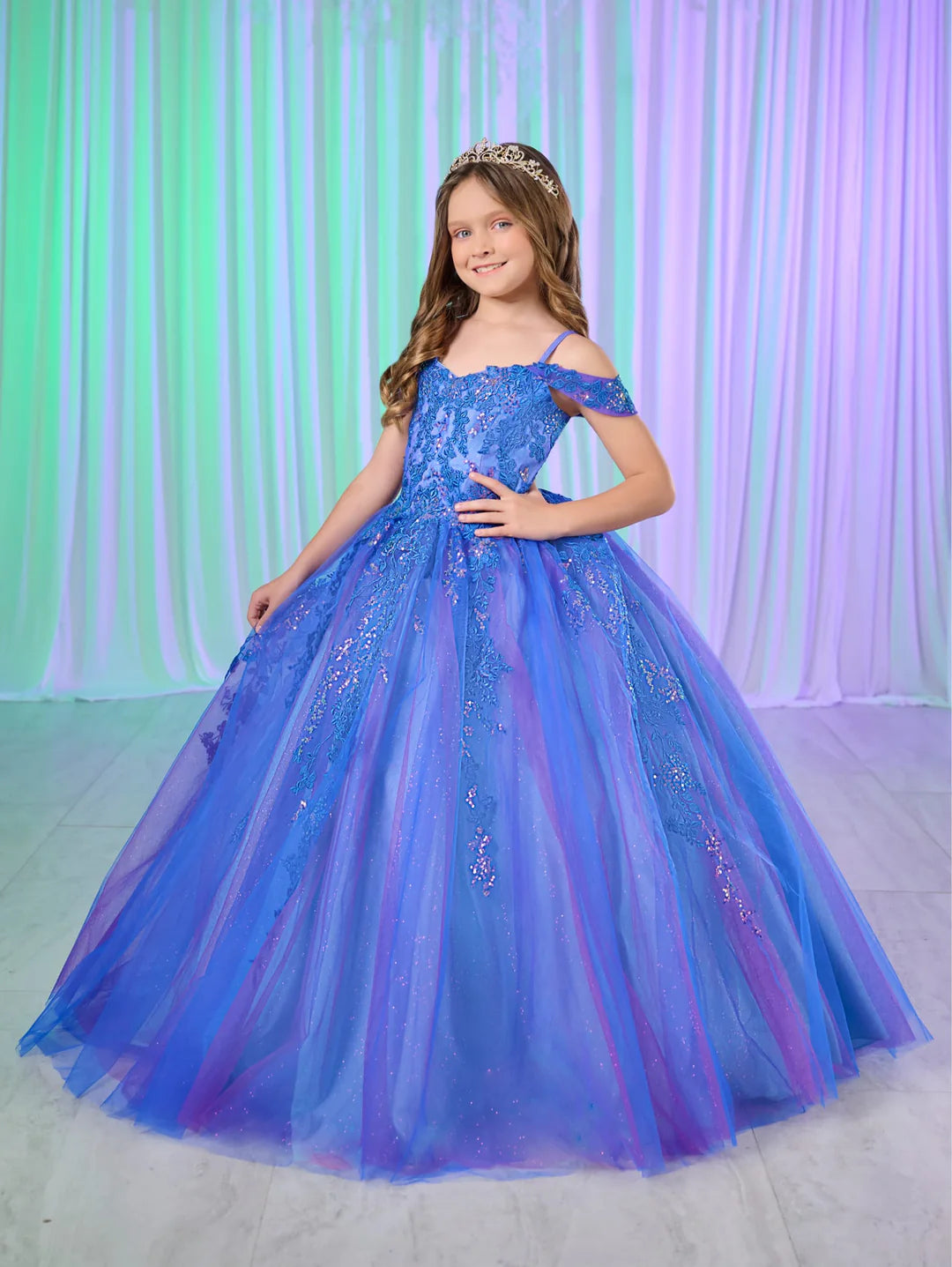 corset princess dresses Custom Baby Blue Satin Corset Dress: Ruffle Princess Gown
