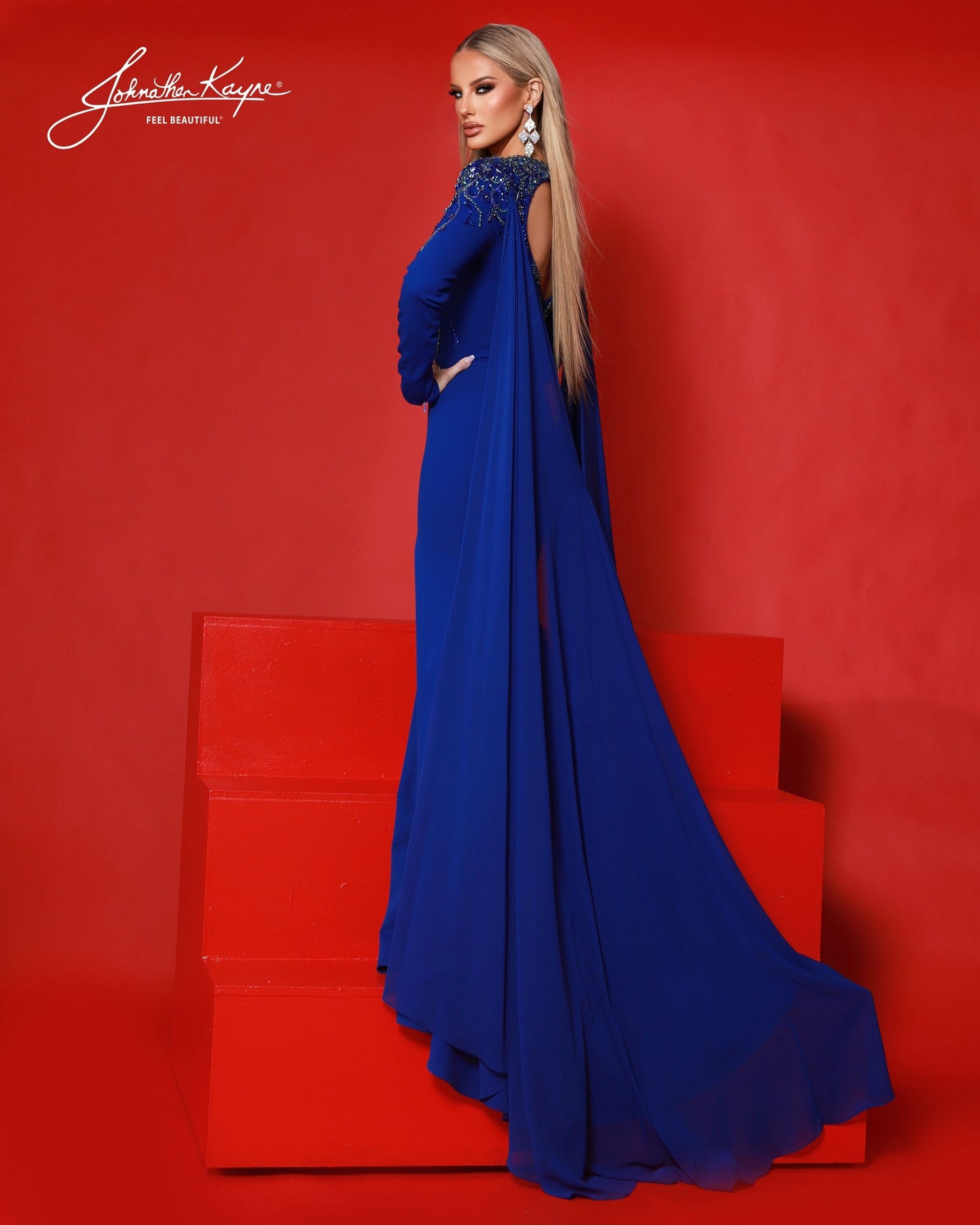 Designer: Johnathan Kayne — Style 3254
Style 3254 is a flowy Johnathan Kayne long prom dress crafted from lightweight special occasion fabrics for beautiful movement. The skirt glides effortlessly with every step, creating an elegant pageant dress silhouette that photographs beautifully and stands out on stage or on the dance floor.
Sizes: 000, 00, 0, 2, 4, 6, 8, 10, 12, 14, 16
Colors: Red, Royal, White