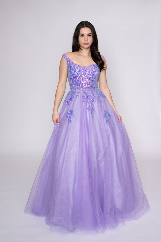 Step onto the dance floor in style with the Nina Canacci 3266 Shimmer Sequin Prom Dress. This A Line plus size ballgown features a scoop neck and shimmering sequin fabric for a glamorous look. Perfect for formal events, this dress is sure to make you stand out and feel confident all night long.
Sizes: 12-24
Colors: Fuchsia, Lilac, Black/Silver