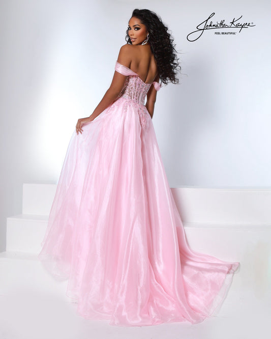 Johnathan Kayne 3279 Flowy Pageant Evening Dress