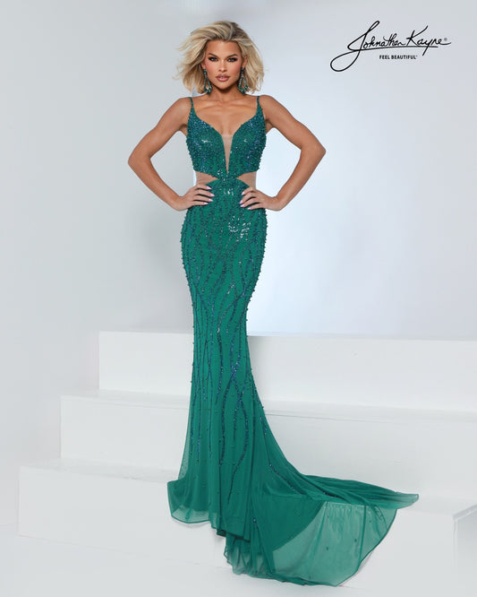 Johnathan Kayne 3283 Stretch Knit Prom Dress