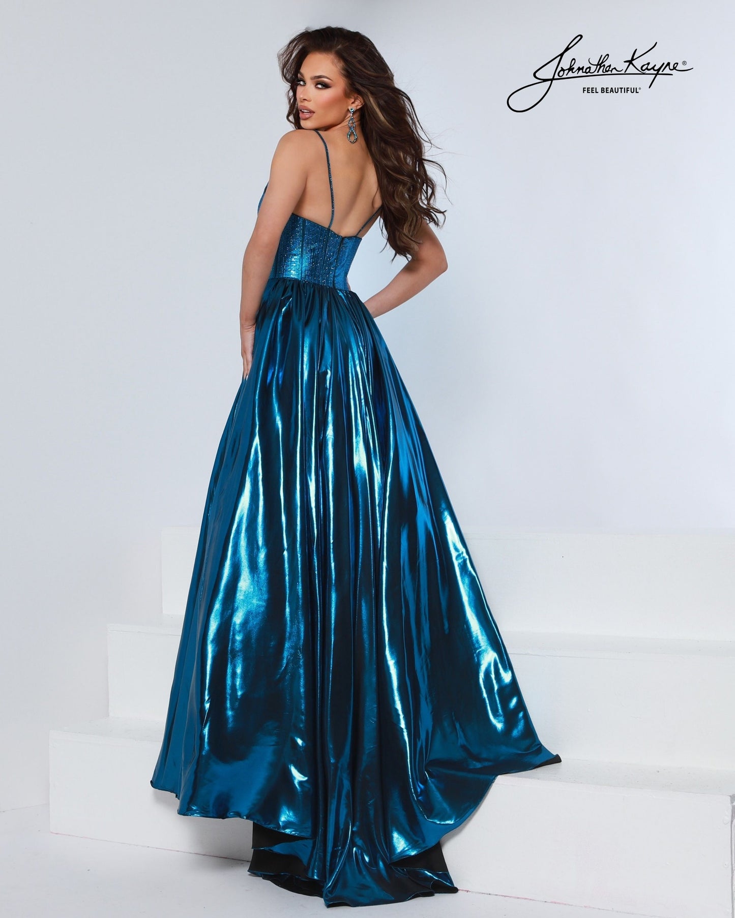 Johnathan Kayne 3315 Fitted Jersey Prom Dress