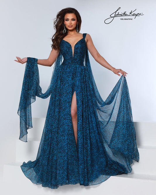 Johnathan Kayne 3318 Flowy Pageant Evening Dress