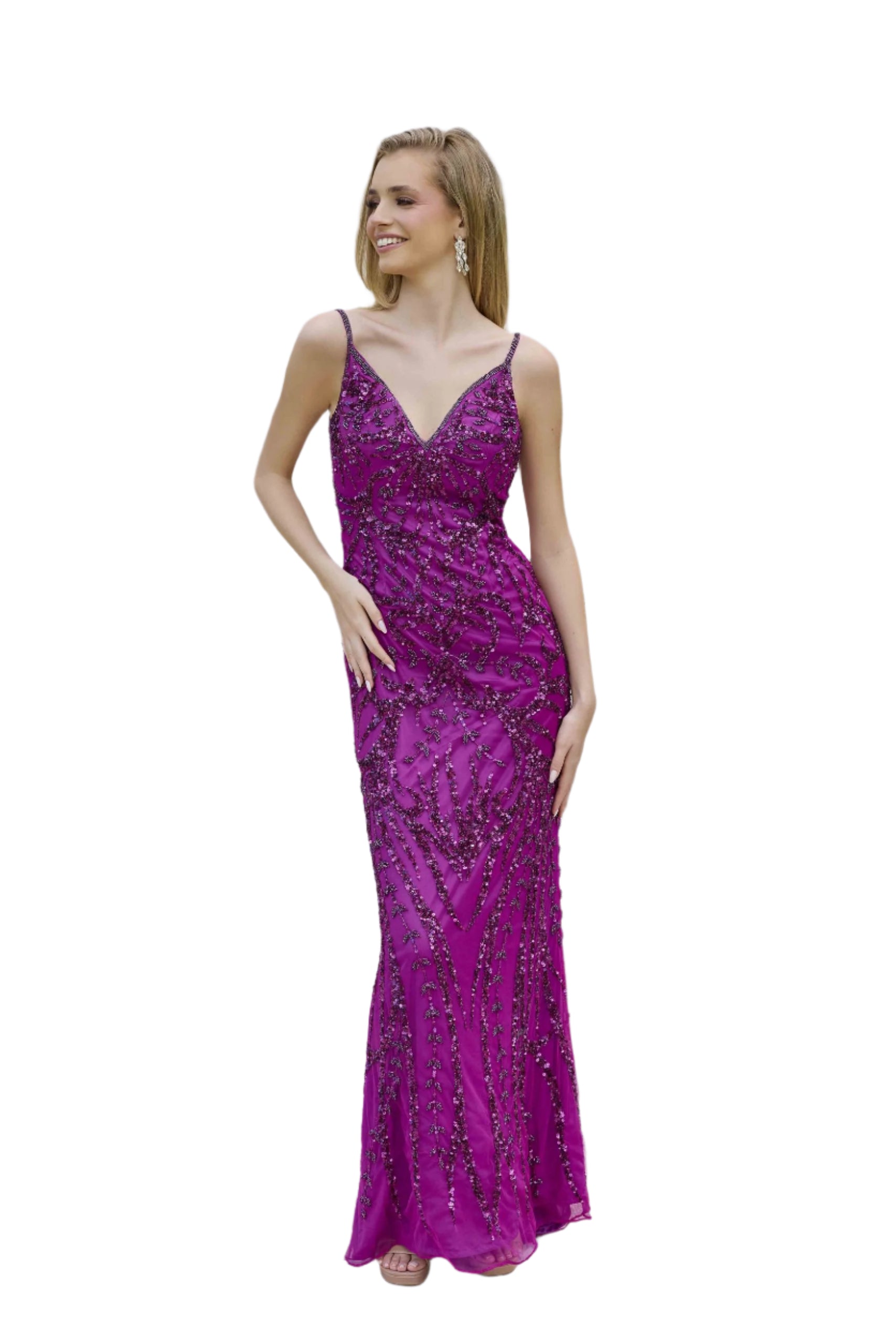 sequin maxi dress size 16 Plus Size Gradient Maxi Sequin Prom Dress PXH2125