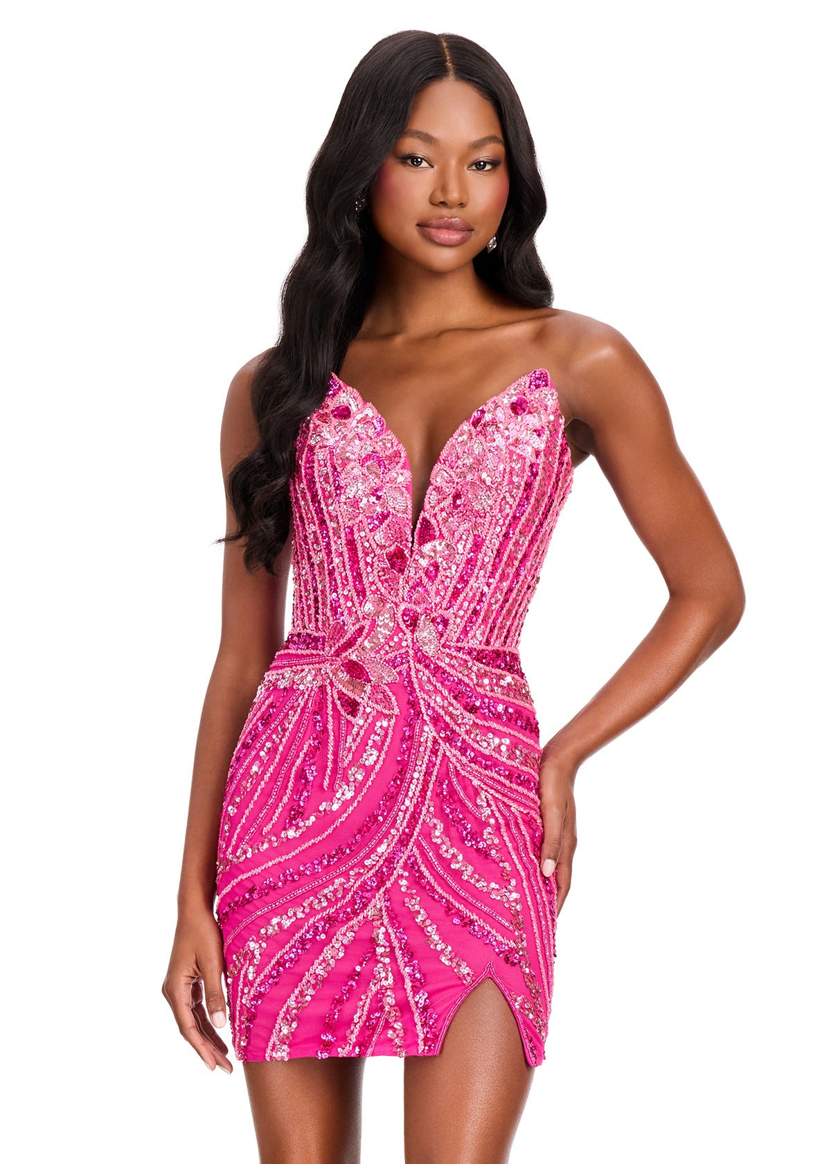 Ashley Lauren 40096 Cocktail Dress | Glass Slipper Formals