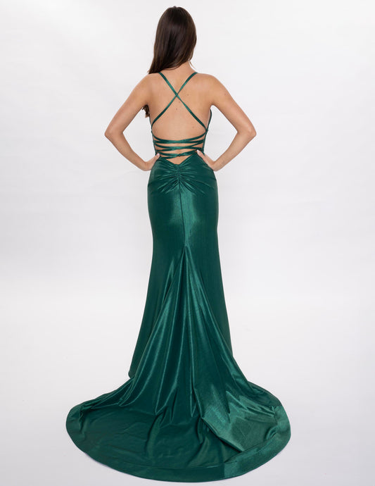 Expertly crafted with a backless design, V-neckline, and a corset-style bodice, the Nina Canacci 6632 dress is the perfect choice for a chic and sophisticated prom look. Made with precision and quality materials, this dress offers a flattering and fitted silhouette that will make you stand out at any formal event.
Sizes: 0-14
Colors: Light Blue, Emerald, Red
