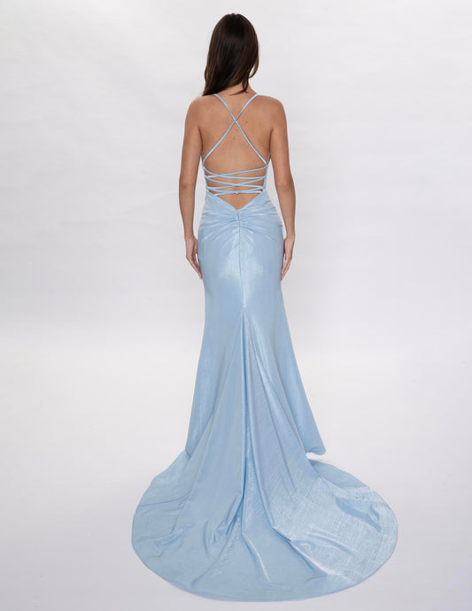 Expertly crafted with a backless design, V-neckline, and a corset-style bodice, the Nina Canacci 6632 dress is the perfect choice for a chic and sophisticated prom look. Made with precision and quality materials, this dress offers a flattering and fitted silhouette that will make you stand out at any formal event.
Sizes: 0-14
Colors: Light Blue, Emerald, Red