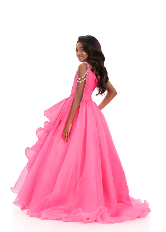 Ashleylauren 8378 Kids Pageant Dress Ballgown