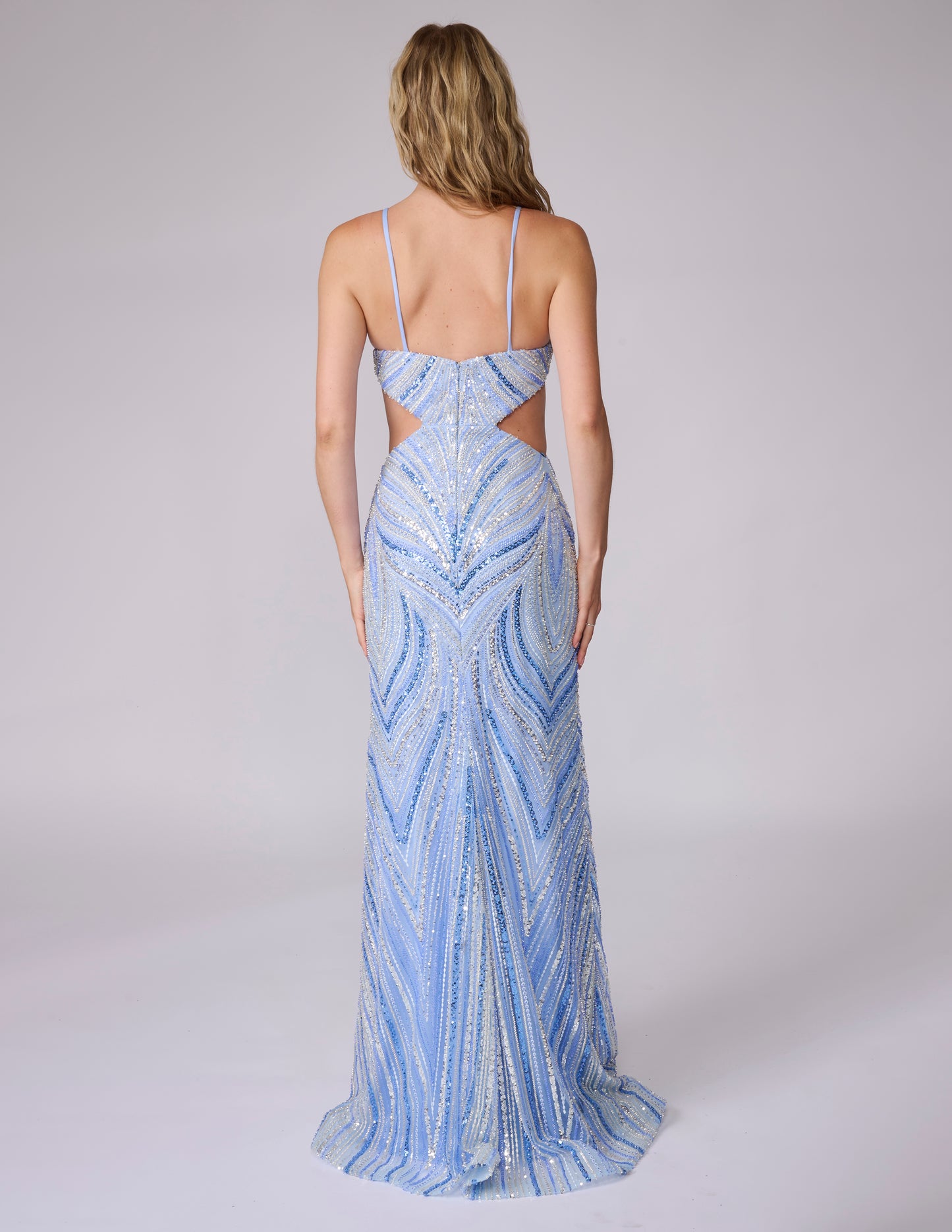 Nina Canacci 9214 Size 6 MINT Beaded Cut Out Prom Dress