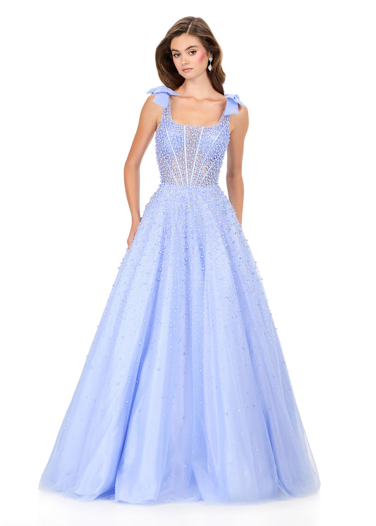 Step into the spotlight in this breathtaking ASHLEYlauren Style 12204 A-line gown featuring a fully beaded bodice and flowing tulle skirt. The delicate shoulder bows add a touch of sweetness, while the shimmering pearls create an unforgettable sparkle.
Available in Red, White, Candy Pink, Periwinkle
Perfect for Prom, Pageant
Press on Tulle Fabric, .A-line, Pearl bodice, Shoulder bow straps, Square Neckline
This Ashley Lauren dress is an ideal choice for prom, pageant competitions, formal galas, and red ca