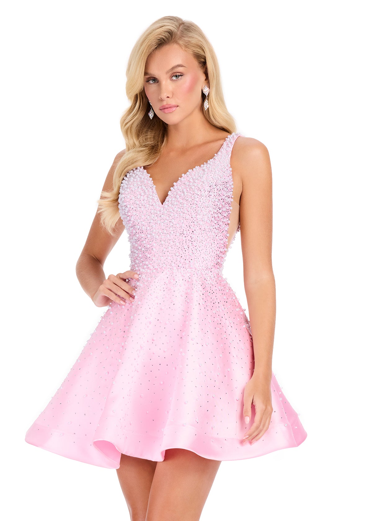 pearl cocktail dress Amazon.com: Winaiwi Satin Homecoming Dresses 2025 with Bow Short Mini Wedding Party Gowns White 2 : Clothing, Shoes & Jewelry Adorned with shimmering pearls and beaded crystals New Arrival Pearl Pink Homecoming