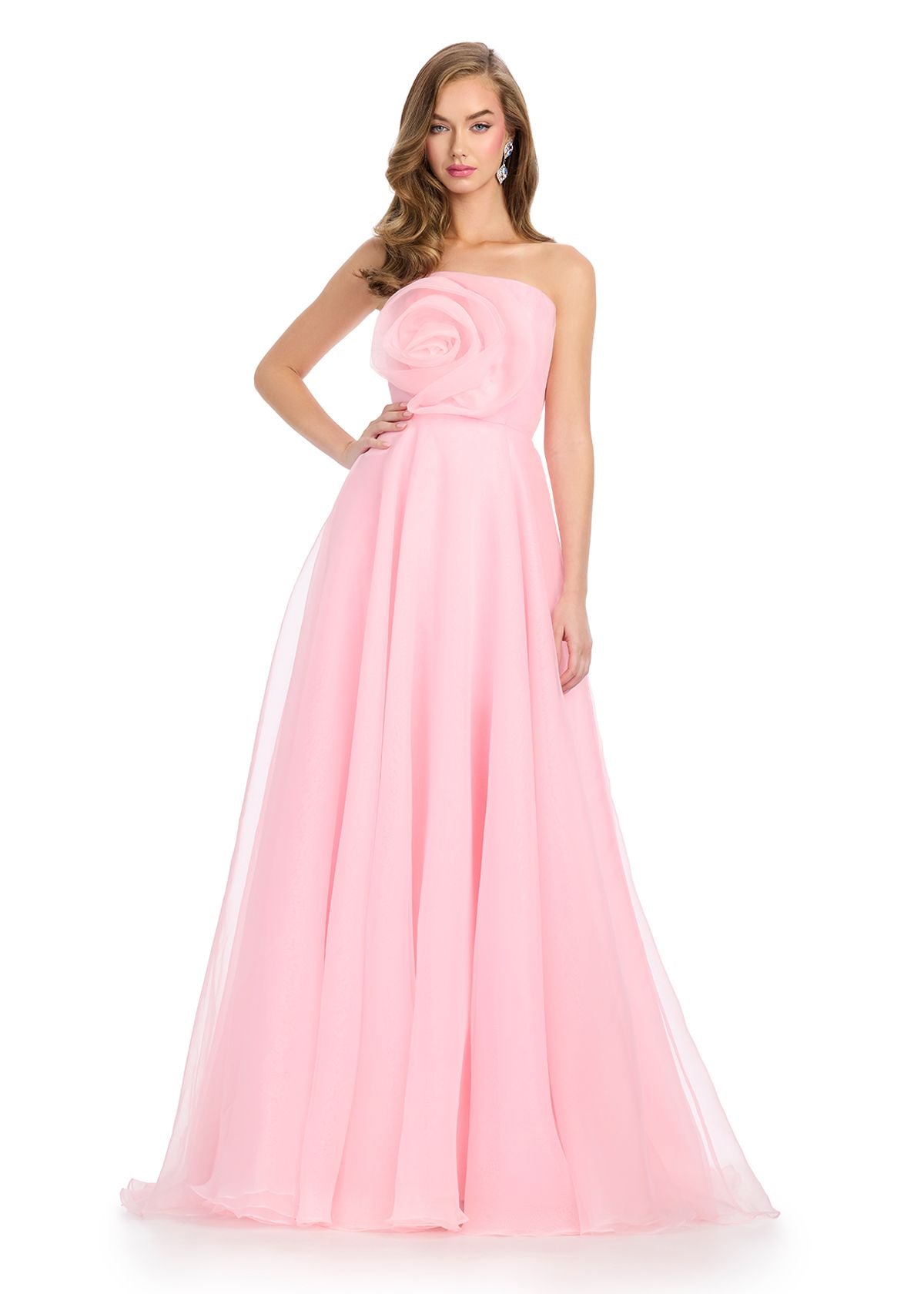 Ashley_Lauren_11913_ICE PINK_Organza_Ball_Gown