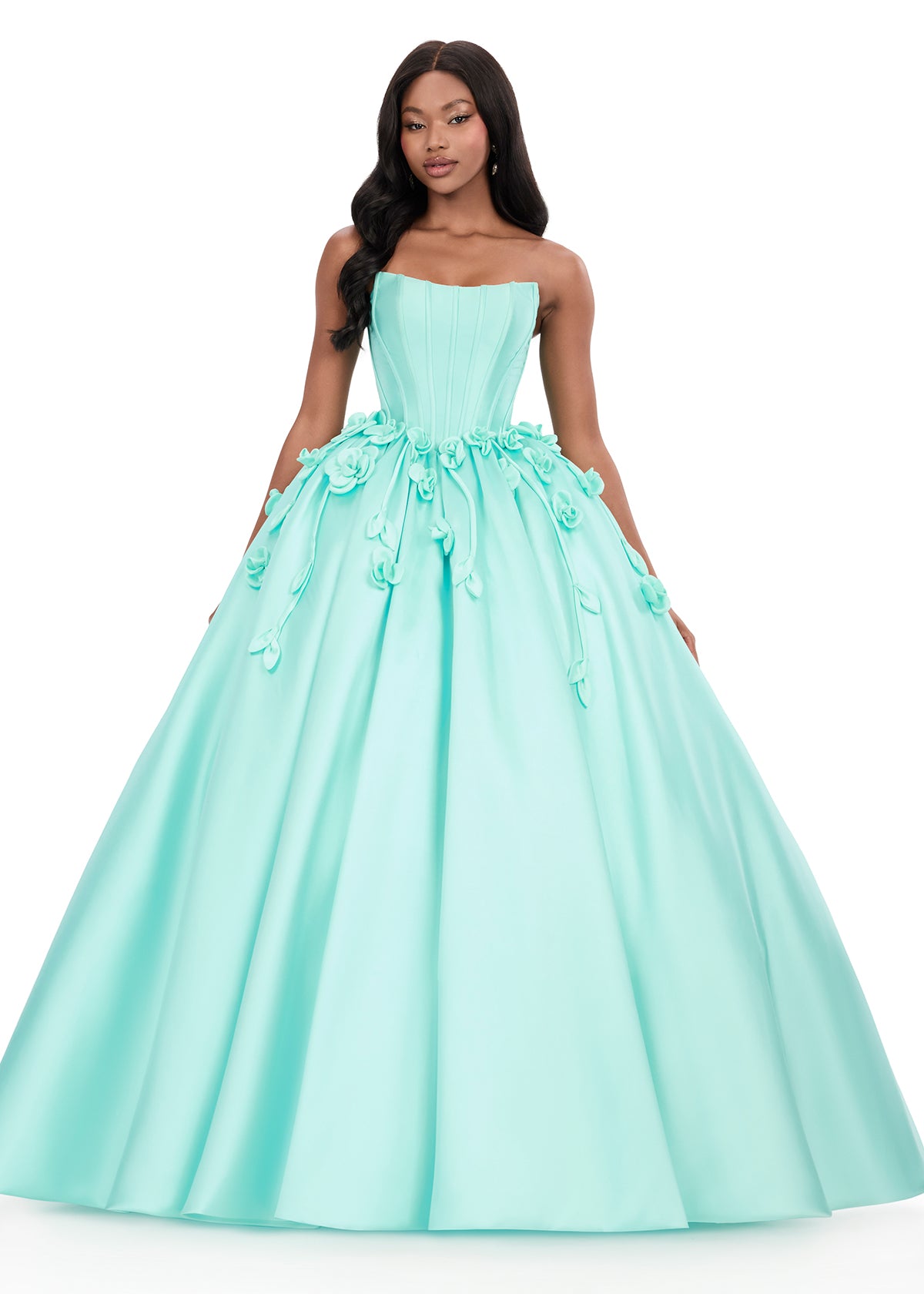 Ashley Lauren Style 12062 Long Prom Dress Pageant Formal Evening Gown 14 / Aqua Ashley Lauren Style 12062 Long Prom Dress Pageant Formal Evening Gown 14 / Aqua