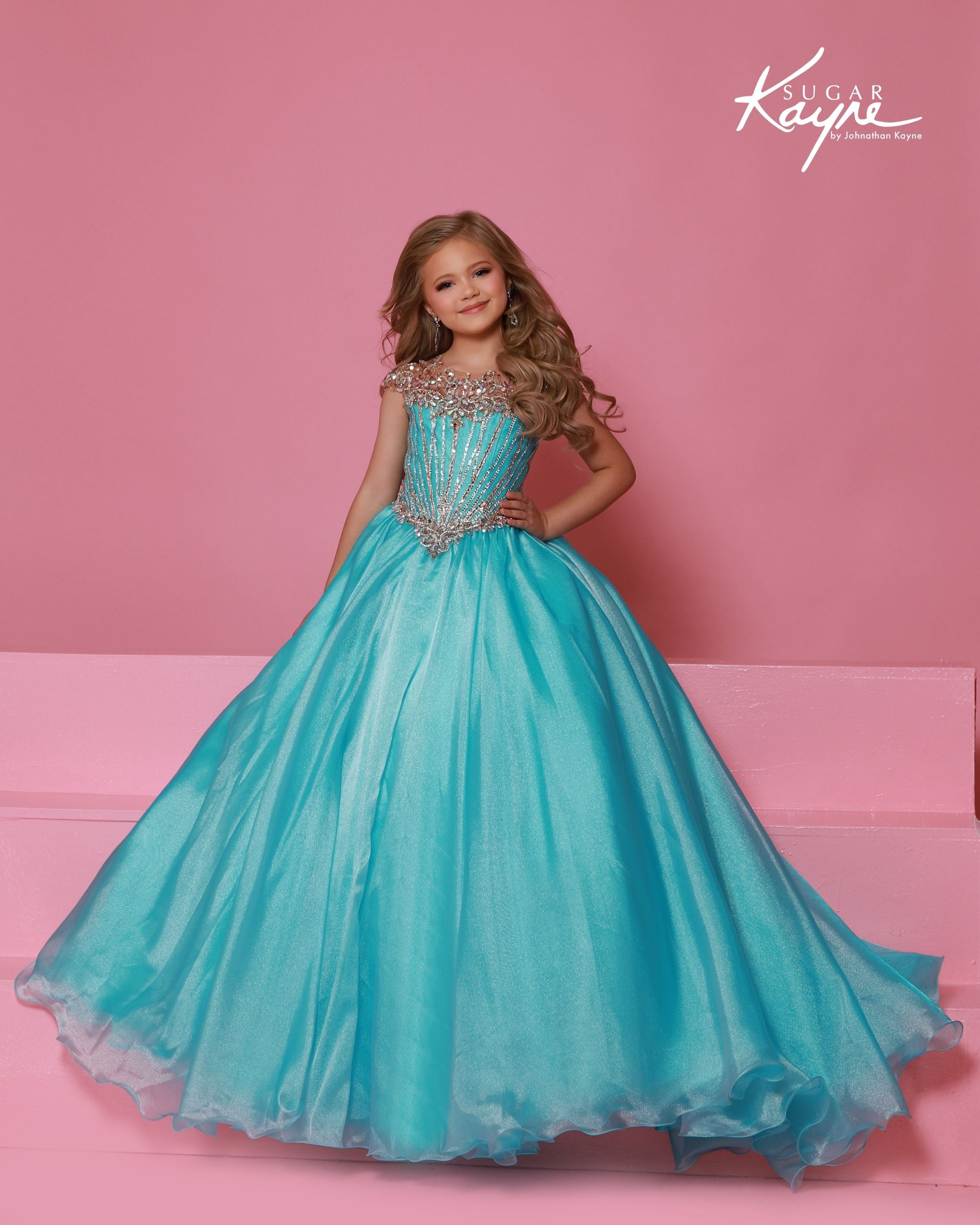 green emerald velvet dress Tina Holly Couture TE003 Aqua Blue Satin Silky Formal Dress main image 1