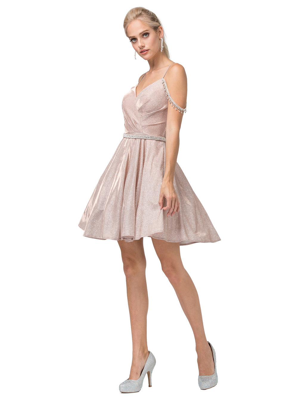Dancing Queen 3173 Short Dress Size Xxl (14) Fit & Flare Shimmer Cocktail Dress Dancing Queen 3173 Short Dress Size Xxl (14) Fit & Flare Shimmer Cocktail Dress