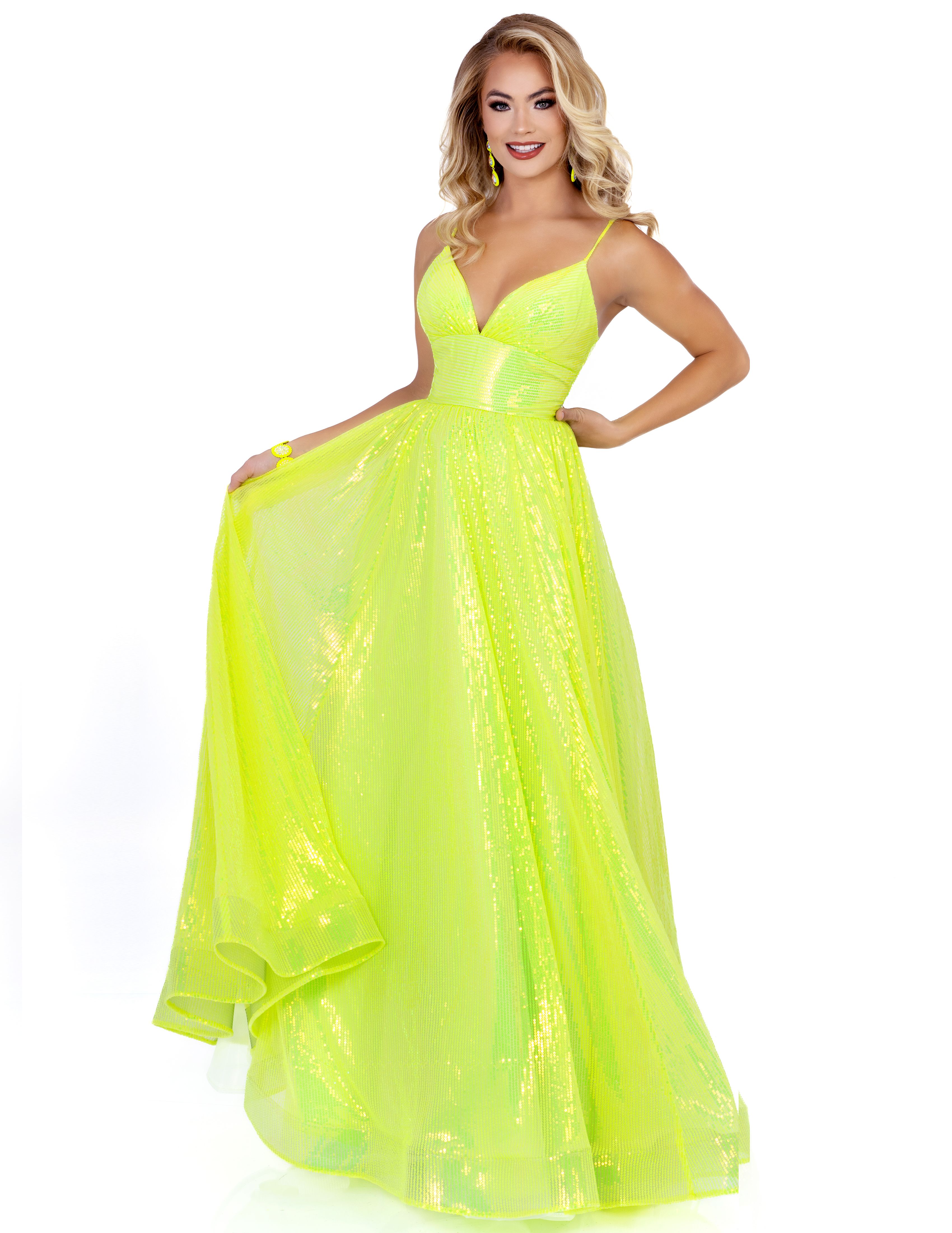 Cecilia Couture 1500 Size 0 Lemon Lime Prom Dress A Line Cecilia Couture 1500 Size 0 Lemon Lime Prom Dress A Line