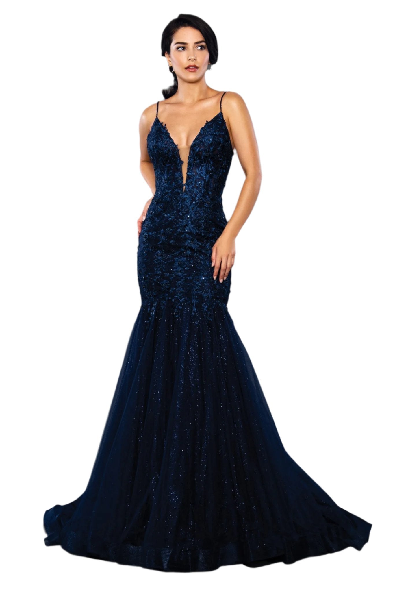 Stella Couture 22043 Navy Prom Dress Size 12 Long Shimmer Mermaid Pageant Gown Stella Couture 22043 Navy Prom Dress Size 12 Long Shimmer Mermaid Pageant Gown