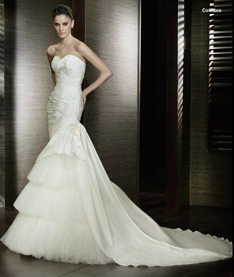 San Patrick Coimbra Size 8 Wedding dress Fit Flare Mermaid Bridal Gown San Patrick Coimbra Size 8 Wedding dress Fit Flare Mermaid Bridal Gown