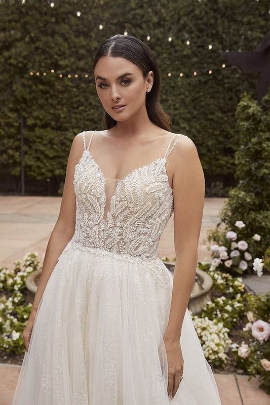 Casablanca Bridal 2462 Wedding Dress. Ultra-romantic from head to toe, Style 2462 Carrie walked straight out of a fairy tale and down the aisle.