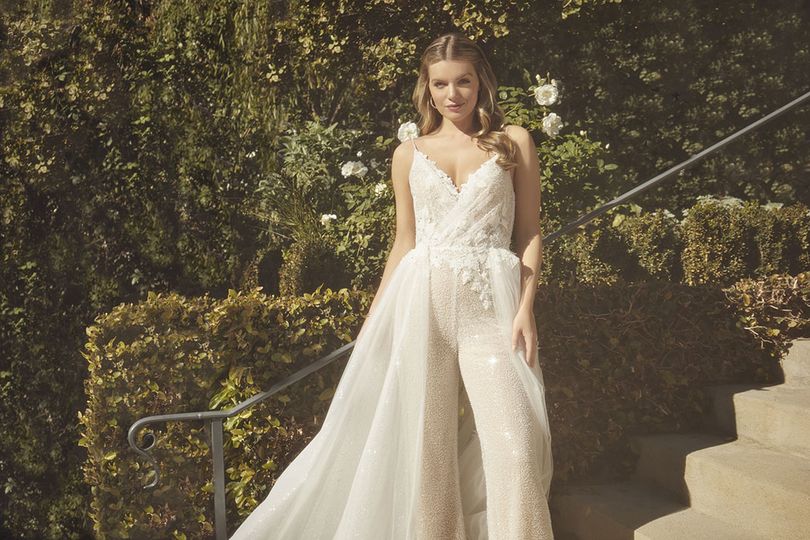 Casablanca Bridal 2493SK-1 Melanie Half Skirt Wedding Overskirt