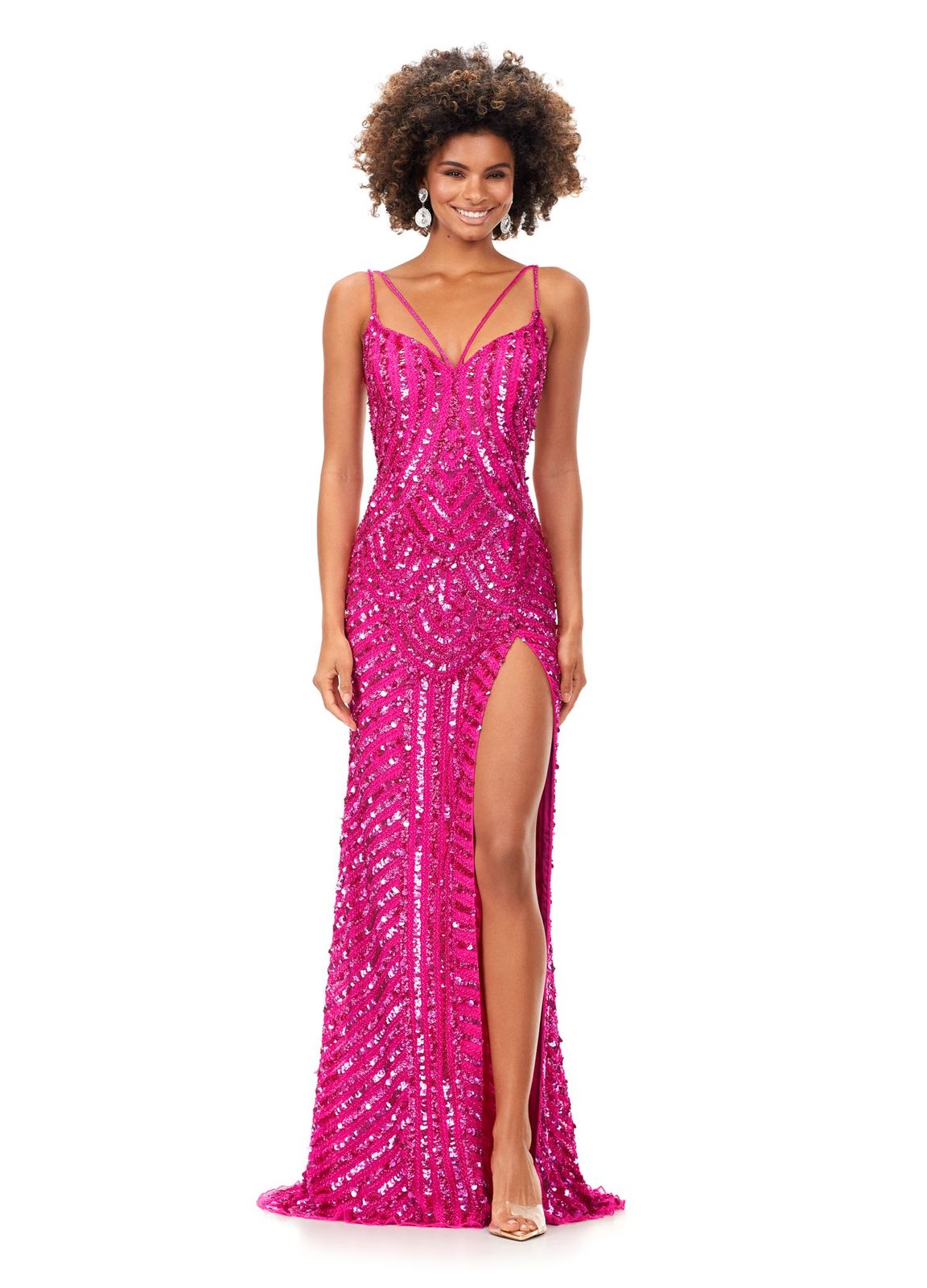Ashley Lauren 11363 Fully Beaded Prom Dress with Open Back Glass Slipper Formals Ashley Lauren 11363 Fully Beaded Prom Dress with Open Back Glass Slipper Formals