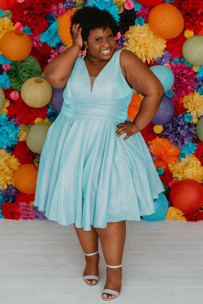 Cheap plus sales size cocktail dress