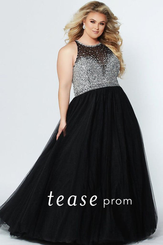 Tease Prom Sydney's Closet 1938 Black Size 14 Prom Dress Pageant Gown Tulle