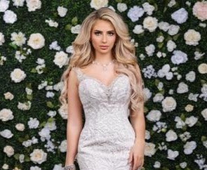 Adagio Bridal W9323 V neckline with beaded applique lace fit and flare mermaid wedding gown bridal dress with train Available colors: Ivory/Champagne, Solid Ivory, Solid White, White/ChampagneAdagio Bridal W9323 V neckline with beaded applique lace fit and flare mermaid wedding gown bridal dress with train Available colors: Ivory/Champagne, Solid Ivory, Solid White, White/Champagne Available sizes: 00-30