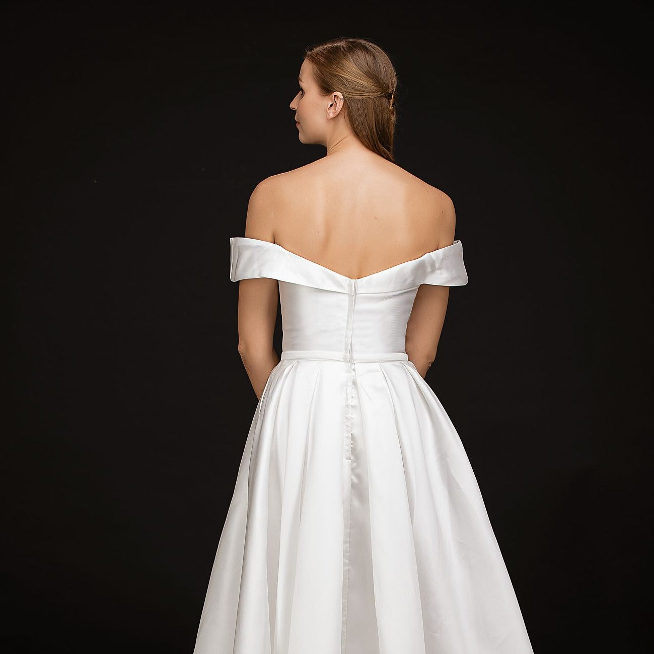 Nina Canacci B1901 off the shoulder straps with sweetheart neckline A line prom dress pageant gown evening dress or informal destination wedding or bridal gown Color Diamond White Sizes 0, 2, 4, 6, 8, 10, 12, 14, 16, 18, 20, 22, 24