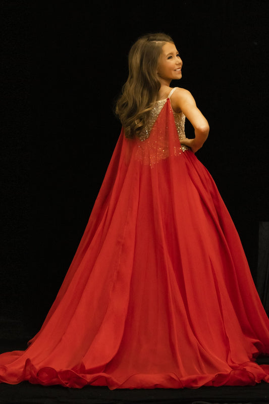 Sugar Kayne Cape 4 ROYAL KIDS TEENS Pageant Formal Cape