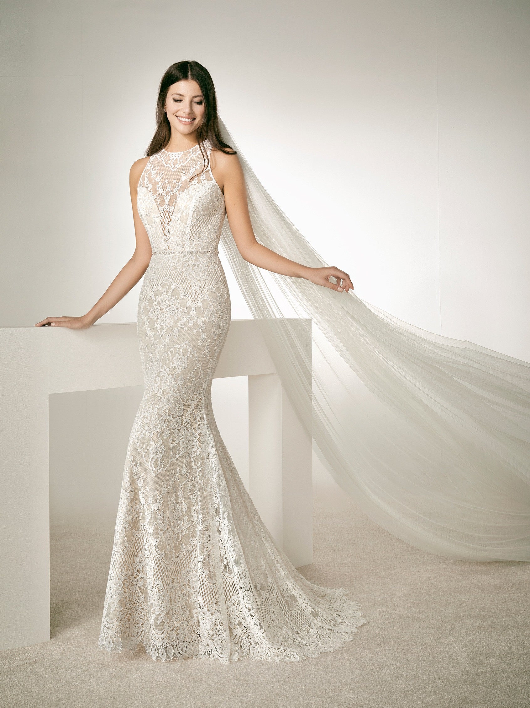 White One Bridal RAF Size 8 Lace Wedding Dress Destination Glass Slipper Formals White One Bridal RAF Size 8 Lace Wedding Dress Destination Glass Slipper Formals