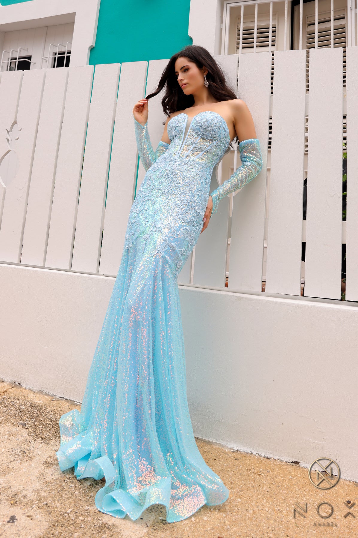 aqua long sleeve lace dress Wcyzvc Quinceanera Dresses V-Neck Appliques Ball Gowns 2024 Layered Beading 15 Dresses for Quinceanera A-line Quince Dresses Size 0 at Amazon Women's Clothing store from formal dresses to off Coast Women's Lace Short Sleeve