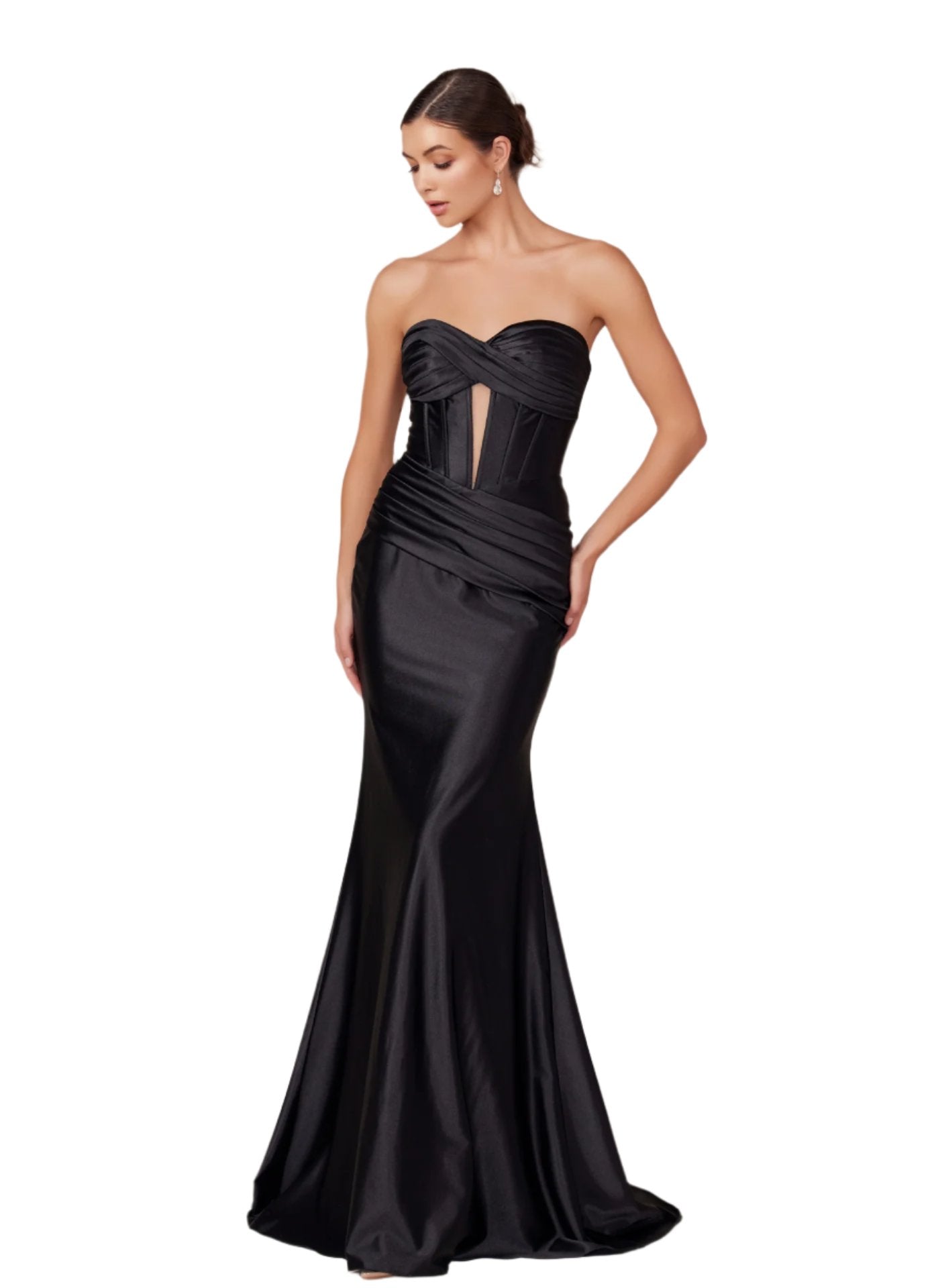 Nox Anabel T1500 Long Formal Corset Dress Cut Out Strapless Prom Eveni Glass Slipper Formals Nox Anabel T1500 Long Formal Corset Dress Cut Out Strapless Prom Eveni Glass Slipper Formals