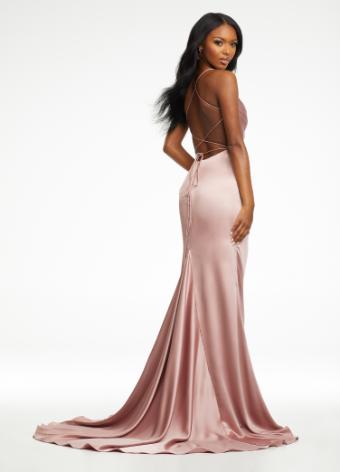 Introducing the Ashley Lauren 11162 Long Prom Dress, a stunning and elegant choice for any formal occasion. Designed with a ruched satin fabric and delicate spaghetti straps, this gown is both comfortable and stylish. Make a statement and stand out in this beautiful dress. This simplistic and stunning spaghetti strap gown features an elegantly draped bodice giving way to a draped skirt that is sure to accentute your curves. The look is accented by a left leg slit and lace up back.
