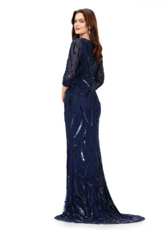 Ashley Lauren 11205 Sequin Formal Dress