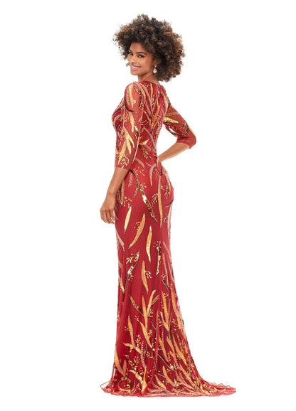 Ashley Lauren 11205 Sequin Formal Dress