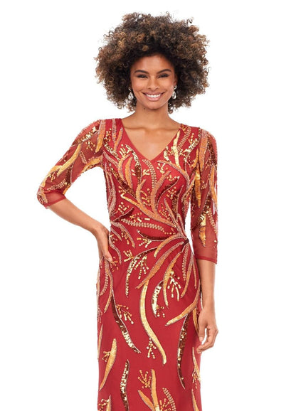 Ashley Lauren 11205 Sequin Formal Dress