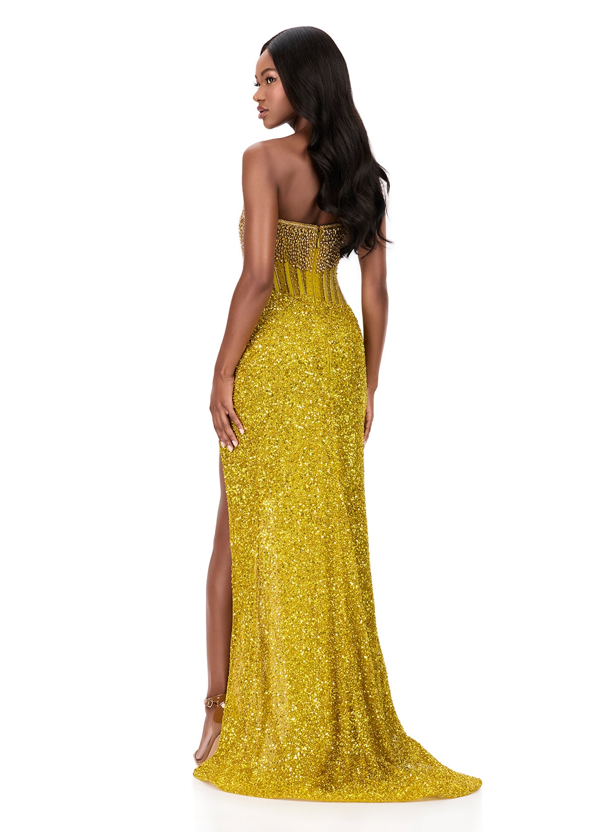 Ashley Lauren 11238 Corset Bustier Gown