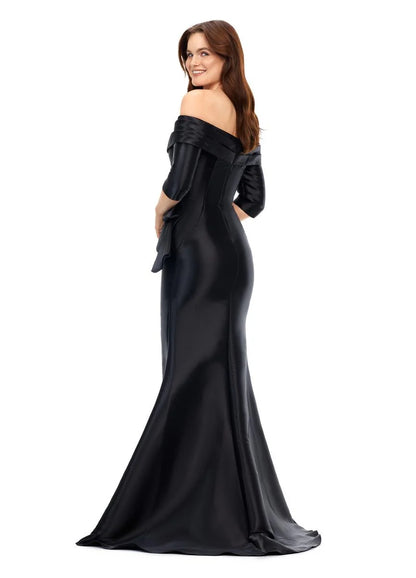 Ashley Lauren 11324 Satin Formal Dress