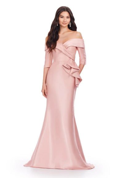 Ashley Lauren 11324 Satin Formal Dress
