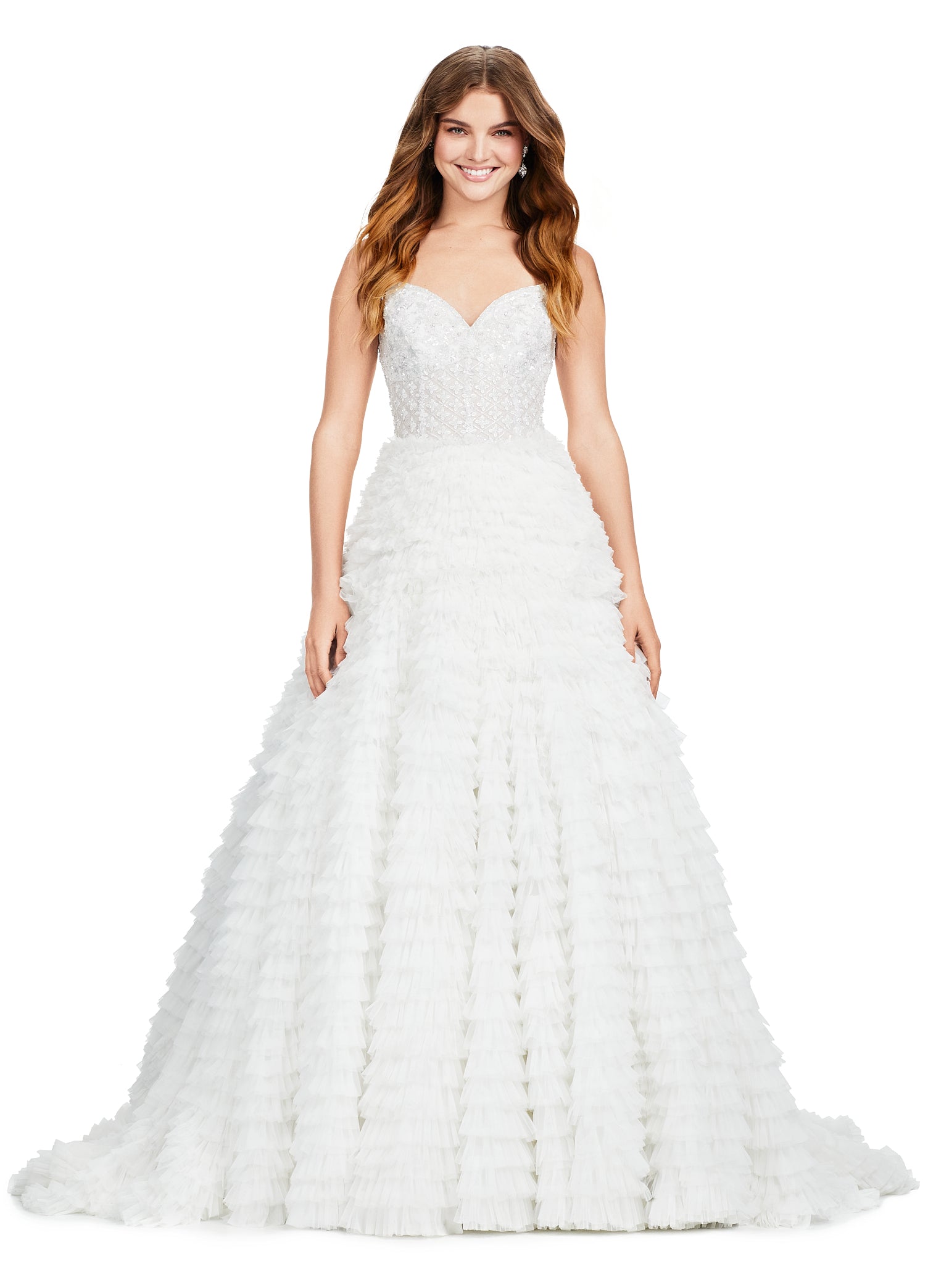 Ashley Lauren 11427 Formal Dresses Ivory 14 / Ivory