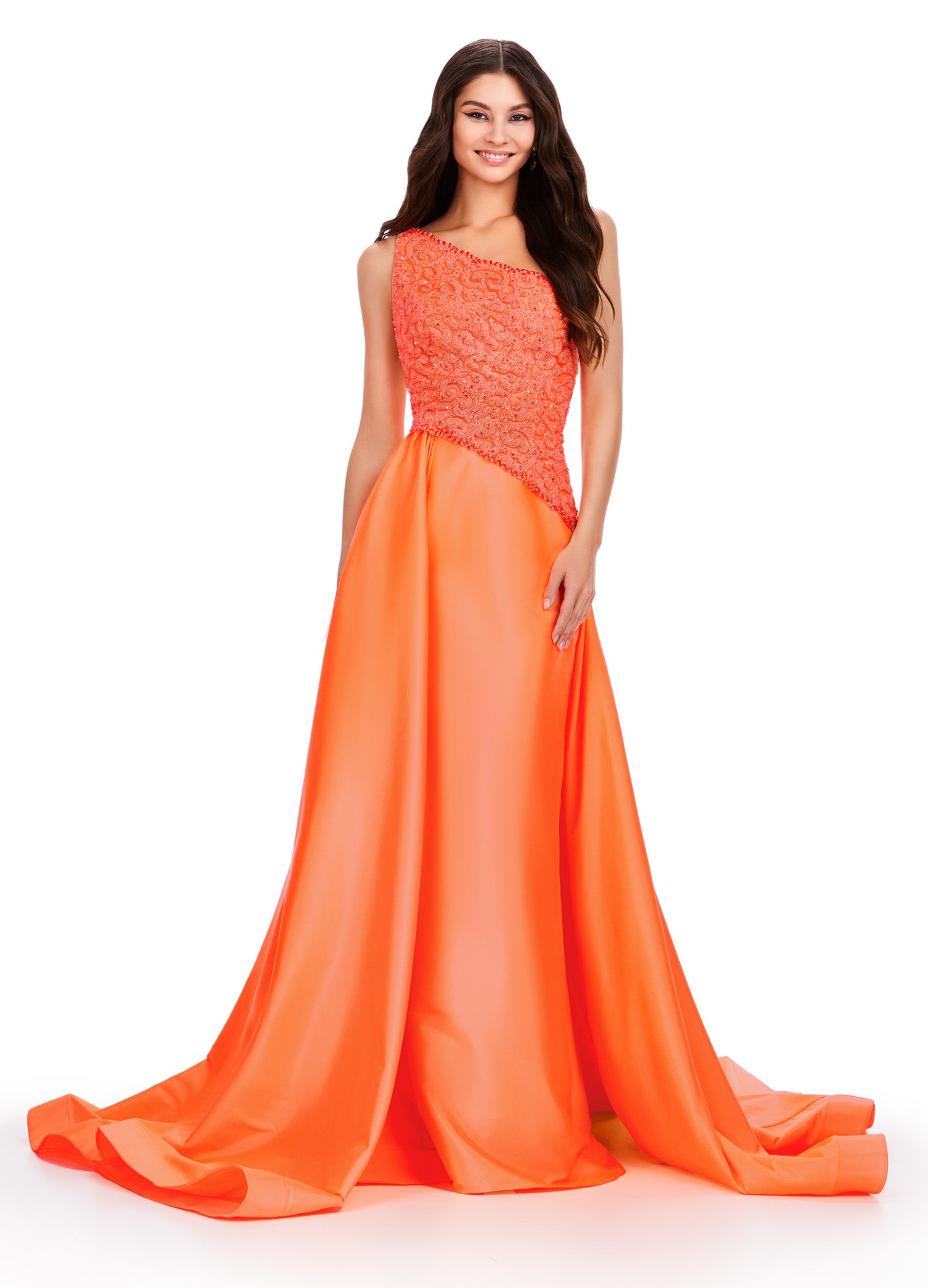 Ashley Lauren 11456 Formal Dresses Black 14 / Coral Ashley Lauren 11456 Formal Dresses Black 14 / Coral
