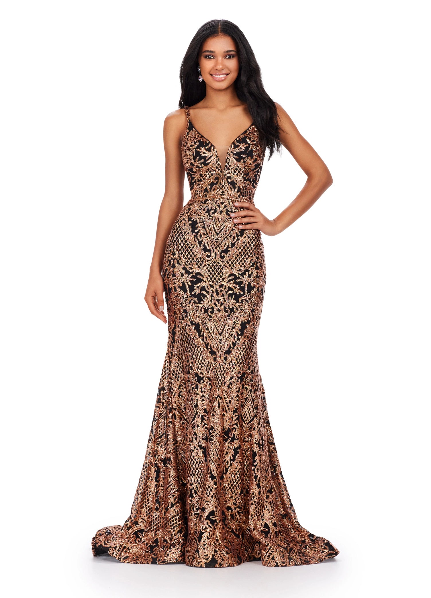 Ashley Lauren 11466 Prom Dress Hot Pink – Glass Slipper Formals