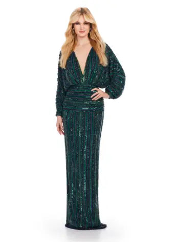 Ashley Lauren 11490 Formal Dresses Navy 2 / Navy Ashley Lauren 11490 Formal Dresses Navy 2 / Navy