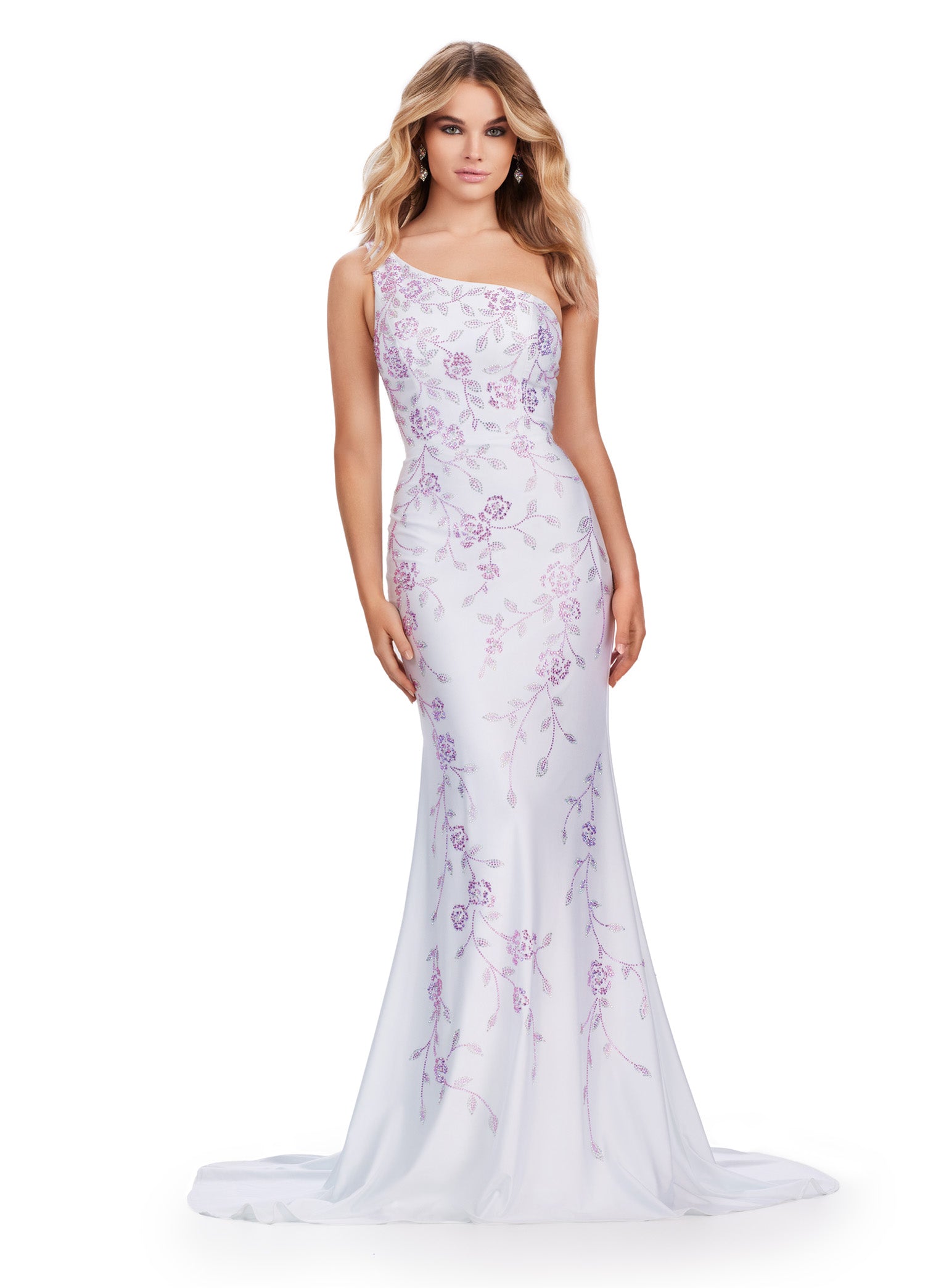 Ashley Lauren 11525 Formal Dresses White 2 / White